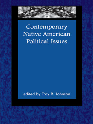 cover image of Contemporary Native American Political Issues